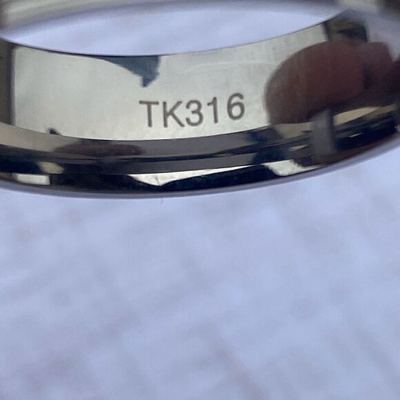 Men's Stainless Steel Ring Band Minimalist size 11 - Picture 5 of 5